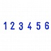 Нумератор мини 6-и раз.высота шрифта 3,8мм S126 (аналог 4836)Colop