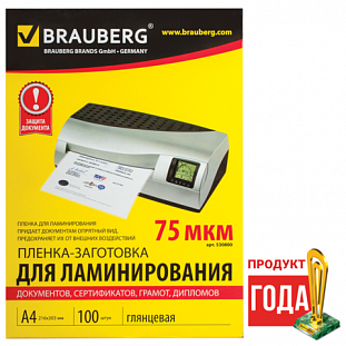 - /- BRAUBERG,  100,   4, 75 , 530800