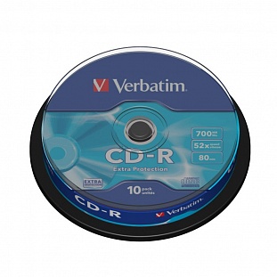   Verbatim CD-R 700MB 52x CB/10 43437 Extra Protect