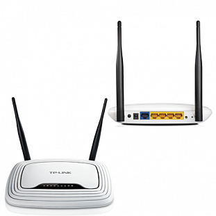  TP-LINK TL-WR841N, 1WAN, 4LAN,10/100 /, WI-FI802.11n, 300 /