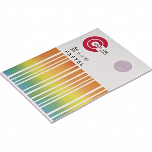 Бумага для ОфТех Набор цветной бумаги (фиолетовая пастель), 80г, А4, 50 л.