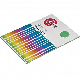 Бумага для ОфТех Набор цветной бумаги (зеленый интенсив), 80гр, А4, 50 листов