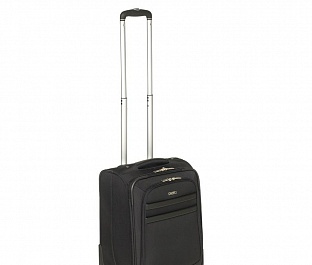 Чемодан PIERRE Suitcase 614610 на колес, нейлон, черный