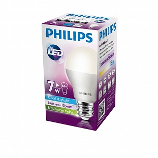 ��������.����� Philips LEDBulb 7-60W E27 6500K 230V �����. �����