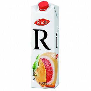 Сок Rich грейпфрут 1л
