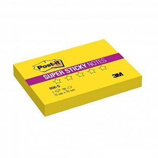 Блок-кубик Post-it Super Sticky 656-S, 76х51 желтый,90л