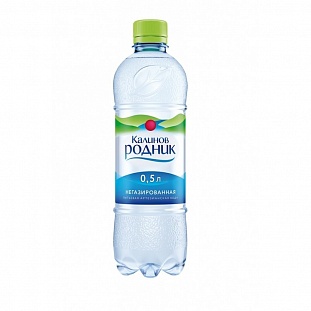 Вода питьевая Калинов Родник негаз. 0,5 пэт 12шт/уп.